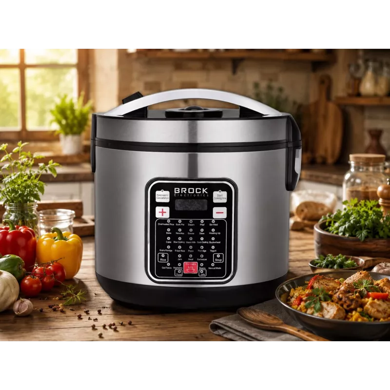 Brock MC 3203 Multicooker 5L 900W Czarny/Stal
