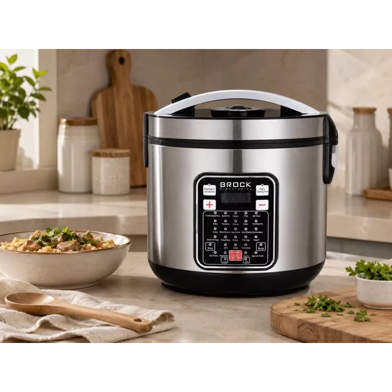 Brock MC 3203 Multicooker 5L 900W Czarny/Stal