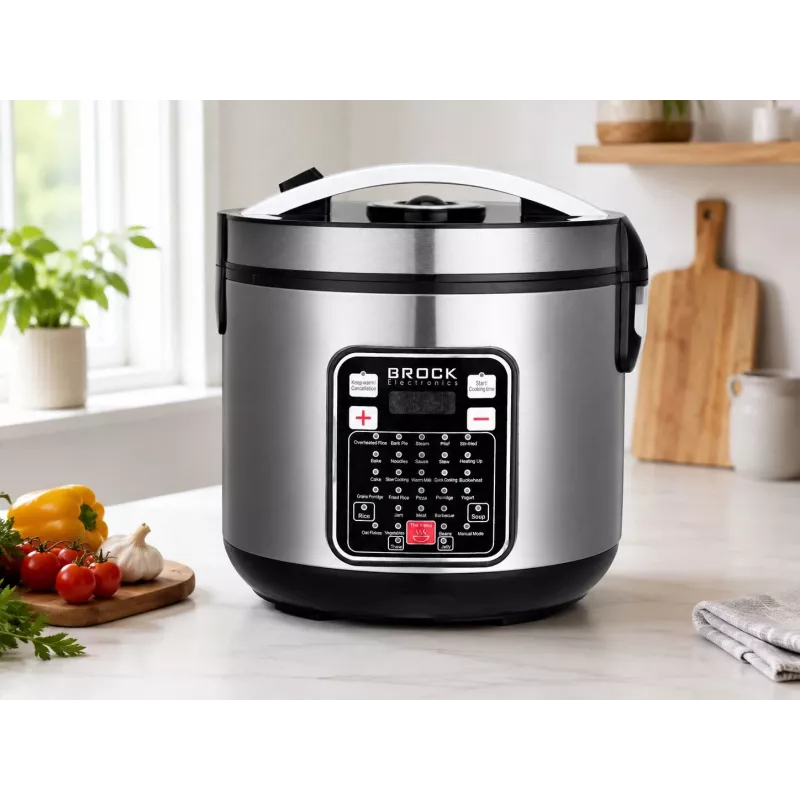 Brock MC 3203 Multicooker 5L 900W Czarny/Stal