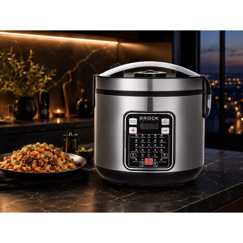 Brock MC 3203 Multicooker 5L 900W Czarny/Stal