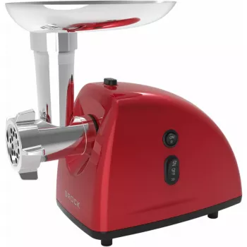 Maszynka do mięsa Brock MG 1502 RD 1500W, czerwono-stalowa