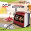 Brock MG 1601 RD Maszynka do mięsa 1400W, czerwono-stalowa