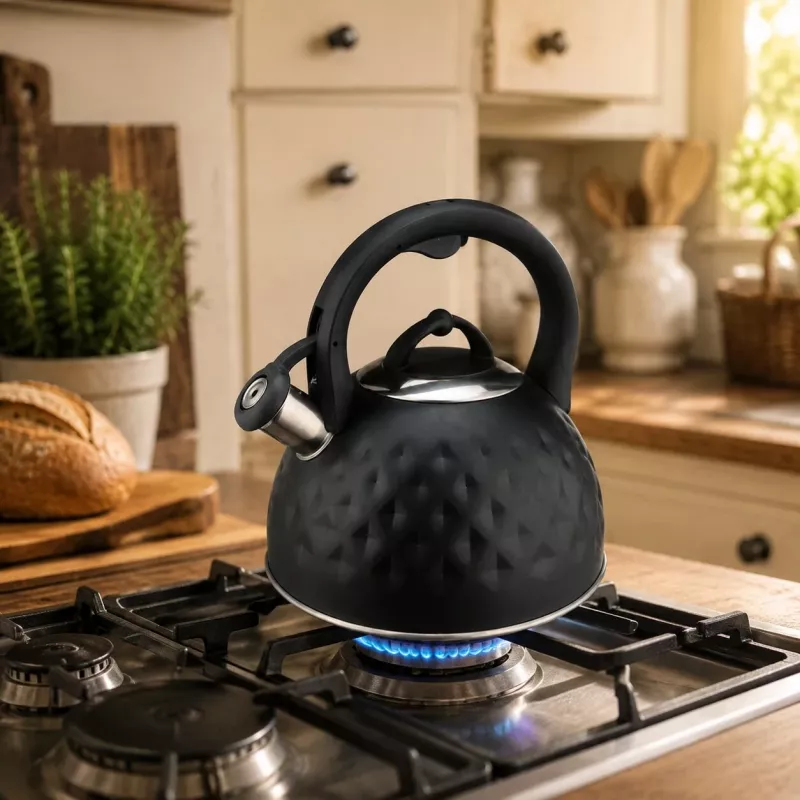 Brock MWK 003 BK La Cuisinette Czajnik elektryczny 2,5 L 2200 W Czarny/Stal