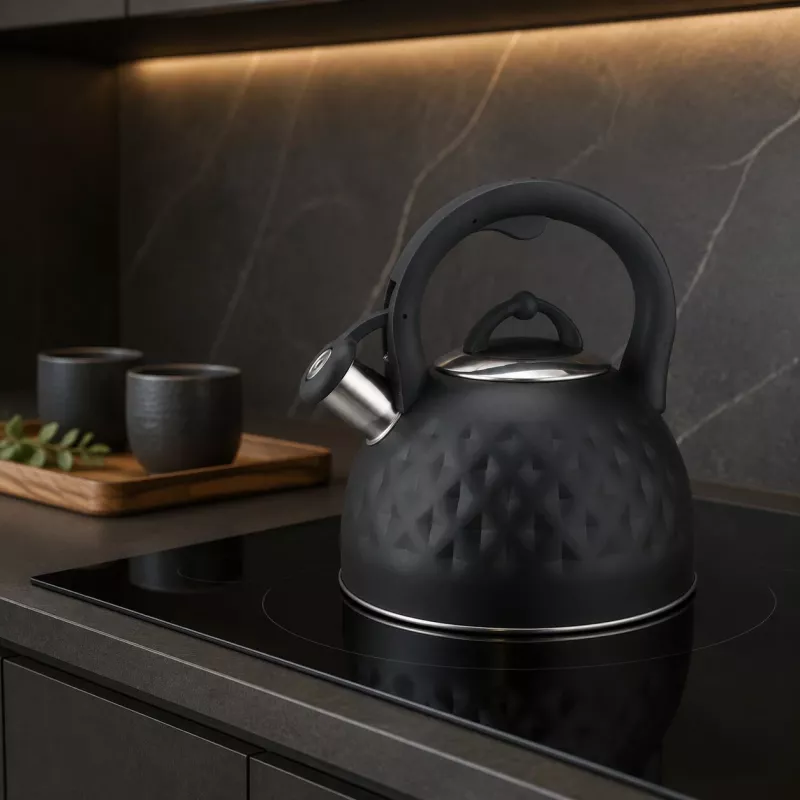 Brock MWK 003 BK La Cuisinette Czajnik elektryczny 2,5 L 2200 W Czarny/Stal