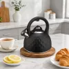 Brock MWK 003 BK La Cuisinette Czajnik elektryczny 2,5 L 2200 W Czarny/Stal