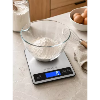 Brock SKS 1008 Duża cyfrowa waga kuchenna z wyświetlaczem LED