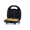 Brock SSM 2003 RD 3-w-1 Toster do kanapek, gofrownica i grill, 750 W, czarno-czerwony