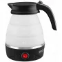 Brock WK 0904 BK Składany Czajnik Podróżny 0,5L 500W, Czarno-Biały