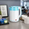 Czajnik elektryczny Brock WK 5521 WH 1,8L 1500W Biały/Niebieski z podstawą 360°