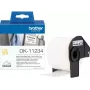 Brother DK-11234 Etykiety samoprzylepne wycinane z białego papieru - 60mm x 86mm, 600 etykiet, klej trwały, termiczna bezpośrednia, do serii QL