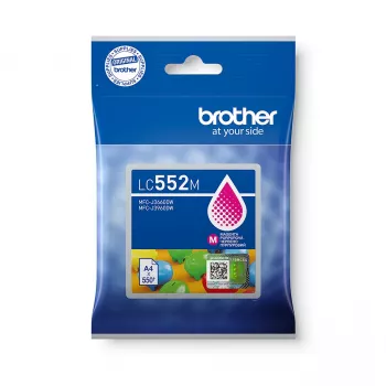 Brother LC-552M Oryginalny wkład atramentowy Magenta Standard Yield 500 stron