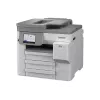 Brother MFC-J5117DW A3 Kolorowa Atramentowa Drukarka Wielofunkcyjna z Drukowaniem, Kopiowaniem, Skanowaniem, Faksem, Dupleksem, Wi-Fi, Ethernet, USB, Podajnikiem na 250 Arkuszy, ADF na 50 Arkuszy, Ekranem Dotykowym, Biała