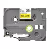 Brother P-touch TZS611 Laminowana Taśma z Mocnym Klejem 6mm Czarny na Przezroczystym 8m