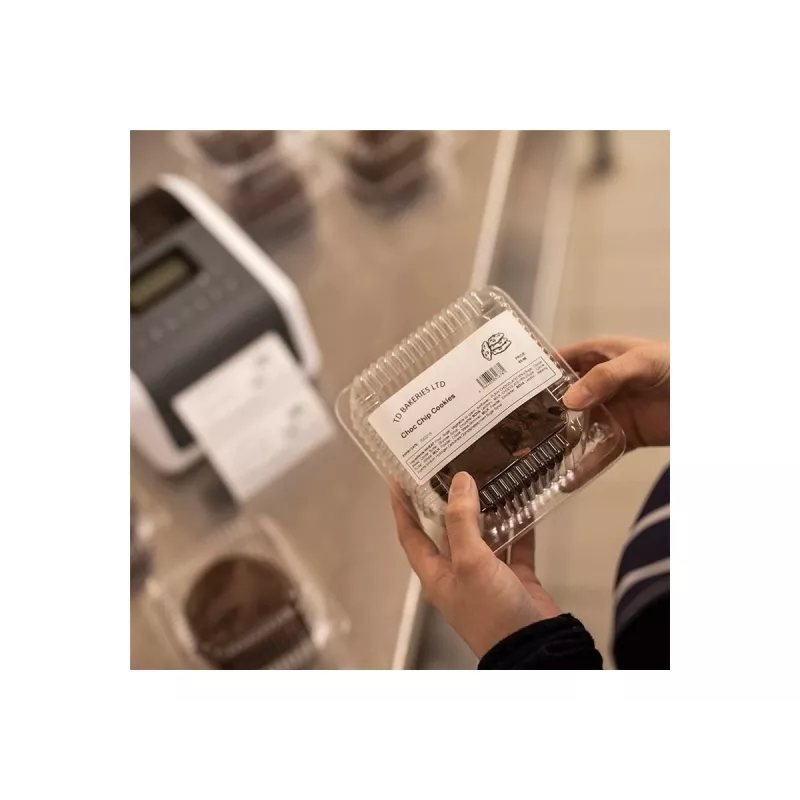 Brother TD-4455DNWB Desktop Label Printer, 4 in, 203 dpi, LAN/Bluetooth/Wi-Fi