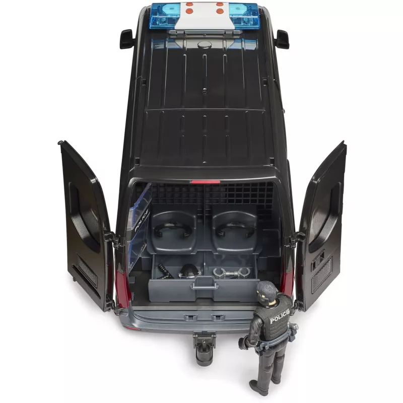 BRUDER bworld MB Sprinter Police Special Forces Van 1:16 z dźwiękiem i światłem