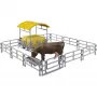 BRUDER Stół sianokosów z płotkami i korytem - Bworld 1:16 Farm Playset