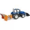 BRUDER New Holland T5.120 Traktor z ładowaczem czołowym, skrzynią ładunkową i widłami 1:16