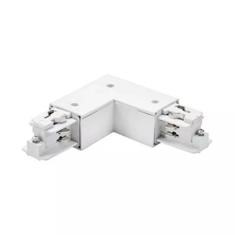 Brumberg 87127070 90° Łącznik narożny do systemu szyn ONETRACK DALI 3-fazowy, biały