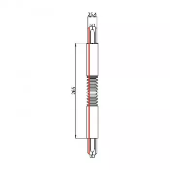 Brumberg 87131080 Elastyczny łącznik do szyn 3-fazowych, czarny