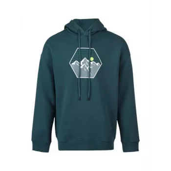 Sweter męski Brunotti Benito z domieszką bawełny - zielony (rozmiar S)