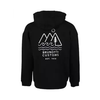 Brunotti Benito Męski Sweter z Kołnierzem Crewneck – Długi Rękaw, Regular Fit (XL, Czarny)