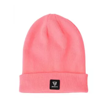 Brunotti Tignes2.0 unisex czapka beanie - koralowy róż, uniwersalny rozmiar