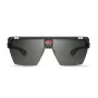 BUGATTI MAN 01A-RG Okulary przeciwsłoneczne Pilot Aviator Acetate Black Grey UV400