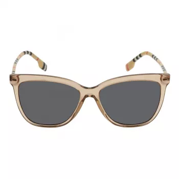 BURBERRY BE4308-385687 Damskie okulary przeciwsłoneczne Cat-Eye Havana 56/16/140 mm