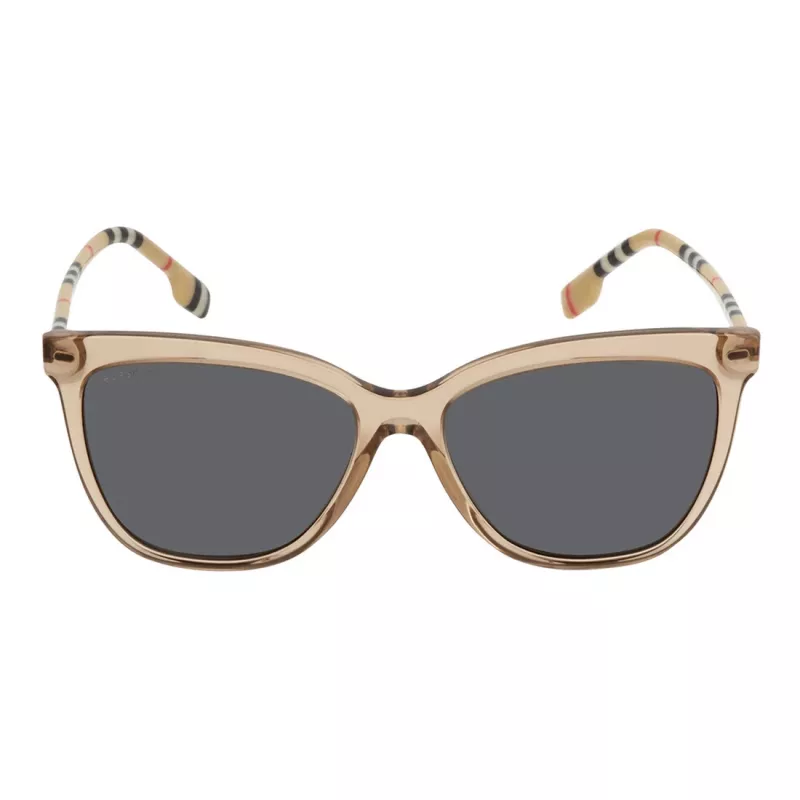 BURBERRY BE4308-385687 Damskie okulary przeciwsłoneczne Cat-Eye Havana 56/16/140 mm