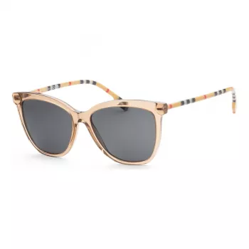 BURBERRY BE4308-385687 Damskie okulary przeciwsłoneczne Cat-Eye Havana 56/16/140 mm