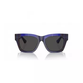 Okulary przeciwsłoneczne Burberry BE4424 dla kobiet, oprawka Dark Havana, soczewki Dark Grey, 52/18/140 mm