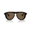Okulary przeciwsłoneczne Burberry BE4427-300273 dla mężczyzn, ciemny brąz Havana, kwadratowe, acetat, 56-18-145