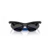 Okulary przeciwsłoneczne Burberry BE4462-345287 damskie, geometryczne, przezroczysta szara oprawka acetatowa, ciemnoszare szkła 64/20/125 mm