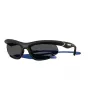 Okulary przeciwsłoneczne Burberry BE4462-345287 damskie, geometryczne, przezroczysta szara oprawka acetatowa, ciemnoszare szkła 64/20/125 mm