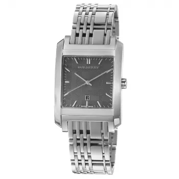 Zegarek męski Burberry BU1568 33mm Stal nierdzewna Srebrna tarcza