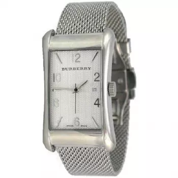 Burberry BU3005 Zegarek damski Swiss Quartz 26mm Srebrna stal nierdzewna