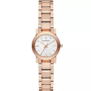 Zegarek damski Burberry BU9204 na kwarc 26mm Stal nierdzewna Srebrna tarcza