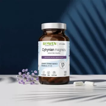 BWN BIOWEN Cytrynian Magnezu – Suplement diety dla ludzi – 100 kapsułek