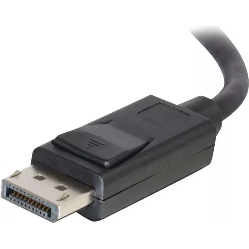 Kabel DisplayPort C2G 5,0m z zatrzaskami, męski-męski, czarny 84403