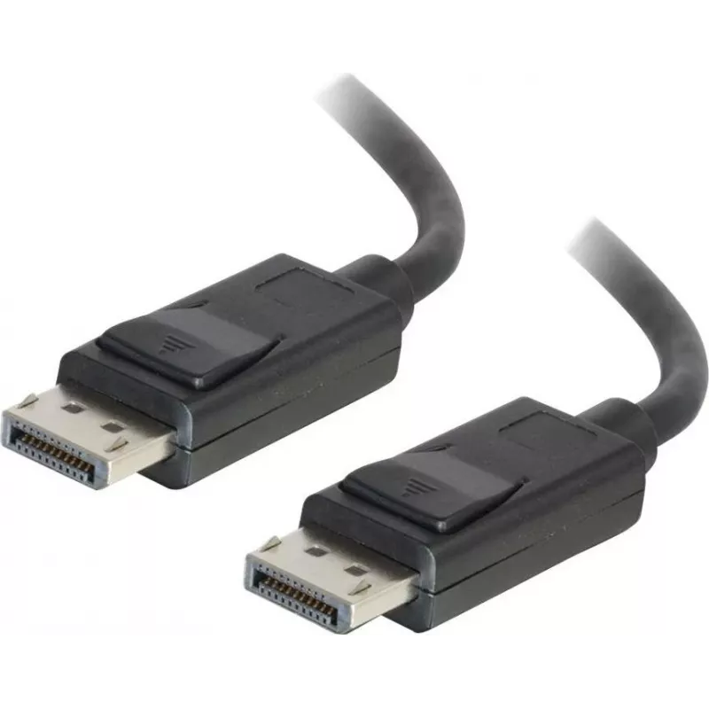 Kabel DisplayPort C2G 5,0m z zatrzaskami, męski-męski, czarny 84403