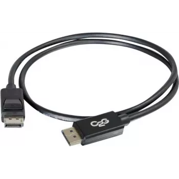 Kabel DisplayPort C2G 5,0m z zatrzaskami, męski-męski, czarny 84403