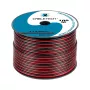 CABLETECH Kabel głośnikowy CCA 2.5mm Czarno-Czerwony 2-żyłowy płaski bliźniaczy szpula zbiorcza