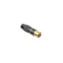 CABLETECH Metalowe gniazdo antenowe TV Czarne