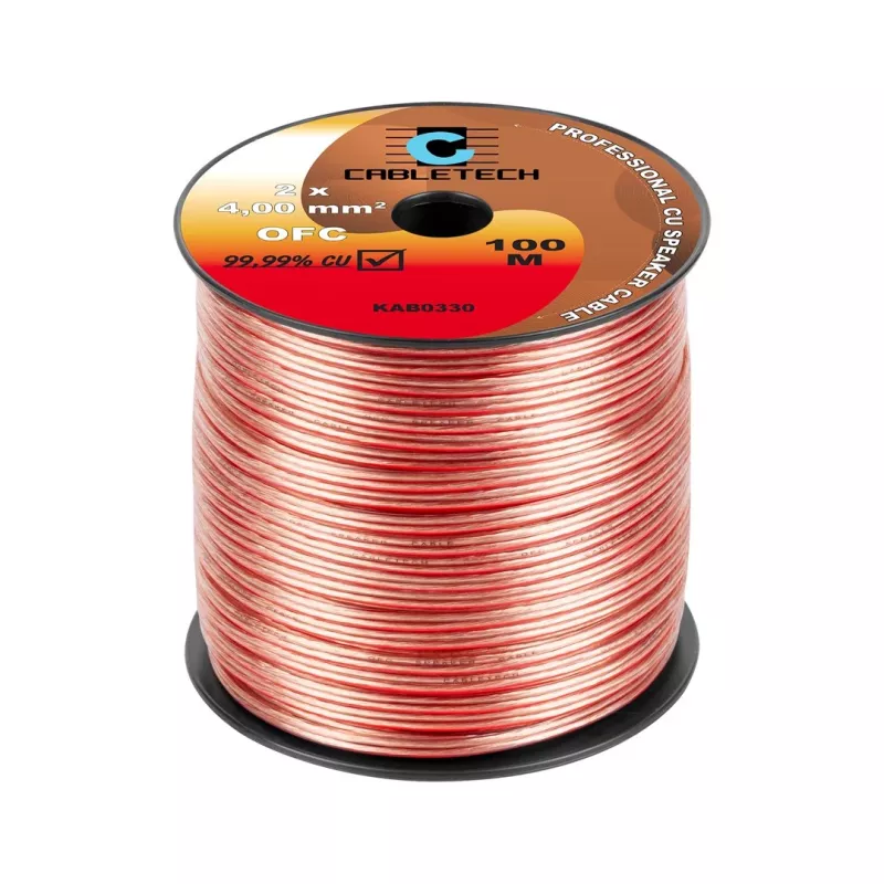 Przewód głośnikowy CABLETECH OFC 4mm