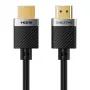 CABLETIME CA915811 Kabel HDMI 2.0 - 10m, 4K@60Hz, 18Gbps, High Speed z Ethernetem, HDR, Potrójnie ekranowany, Czarny