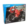 Zestaw klocków konstrukcyjnych CADA Motocykl zdalnie sterowany 2.4G 484 szt.
