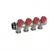 Caleffi 324 Series 4-drogowy termostatyczny zawór mieszający 1 cal x 1/2 cala 60°C Mosiądz DZR