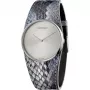 Zegarek damski CALVIN KLEIN K5V231Q4 39mm Kwarcowy Stal nierdzewna Różowe złoto PVD Skóra Czarny