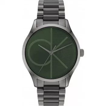 Zegarek Calvin Klein Man 25200164 40mm Kwarcowy Stal nierdzewna Siatka Czarna tarcza