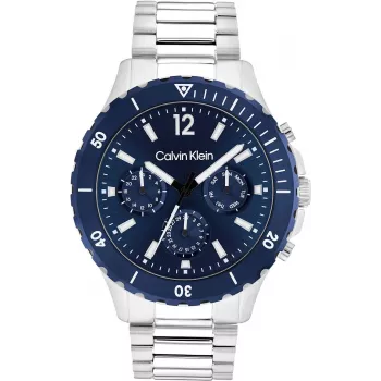 Zegarek męski Calvin Klein Minimal Extension 25200115 44mm Stal nierdzewna Mesh